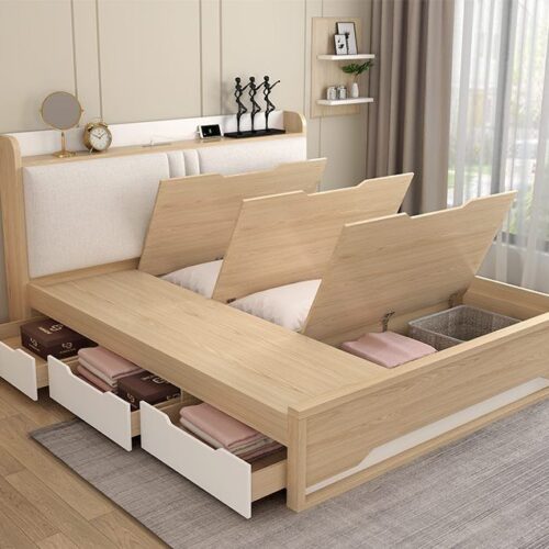 Giường Ngủ gỗ công nghiệp ZF-G221