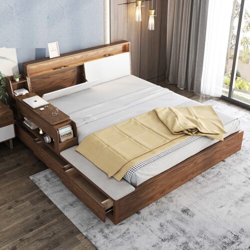 Giường Ngủ gỗ công nghiệp ZF-G237